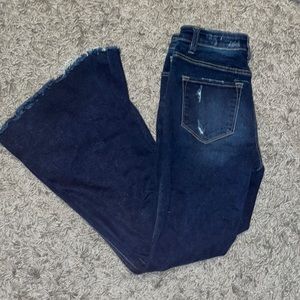 Kancan high rise flares W27 L30